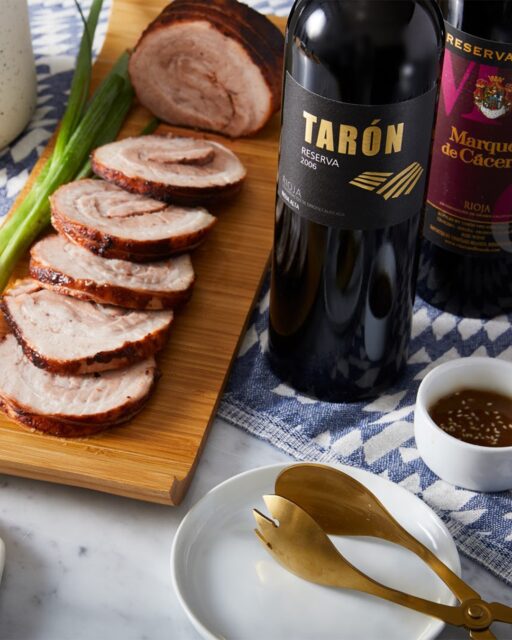 Serve an extra reason to be thankful to your Thanksgiving table. Pair fatty slices of pork with the aged complexities of a Rioja Reserva, cutting through the fat’s richness with a matured acidity.