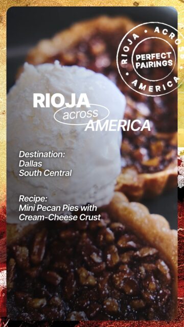 Not everything is bigger in Texas. But these Mini Pecan Pies from Terry Black’s Barbecue will be a huge hit with your guests, especially when paired with a 100% Graciano Rioja.

Follow along for more city-unique pairings, and read all about Dallas’ at the link in our bio.
