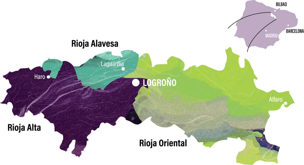 Rioja zone map