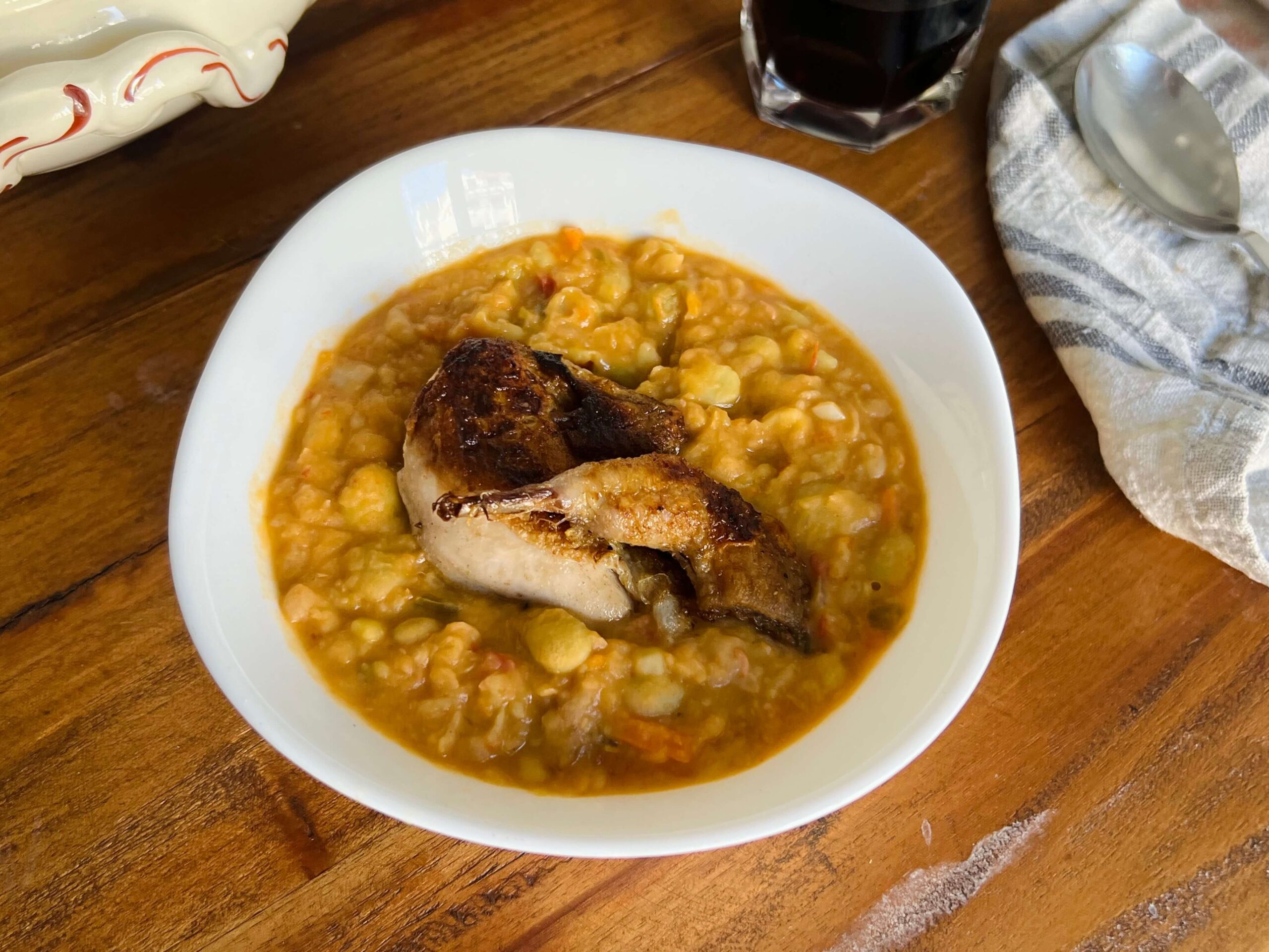 POCHAS CON CODORNIZ / White Beans with Quail