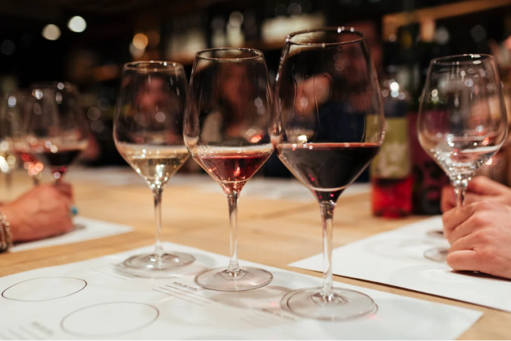 3 glasses of Rioja wine