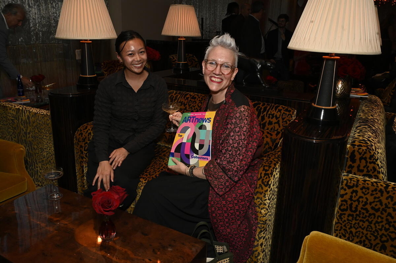 People celebrating Art at ArtNews event
