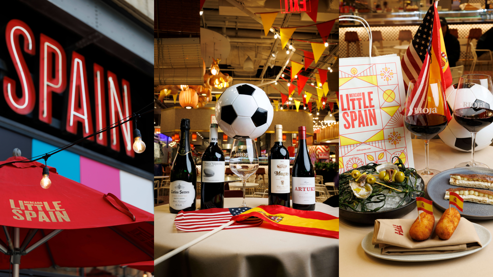 Rioja at Mercado Little Spain Watch Party